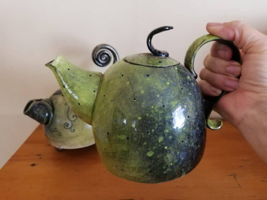 Heather Colin Green Teapot